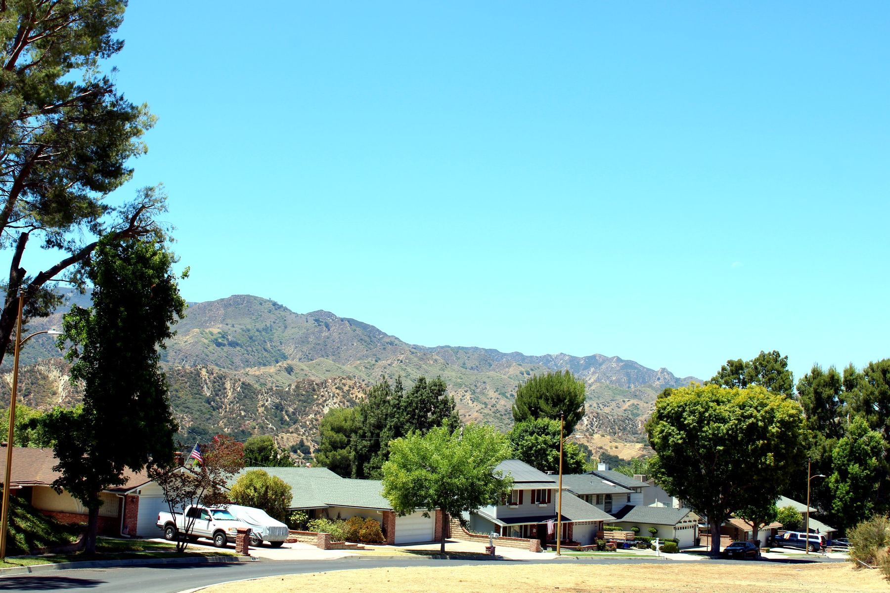 Wiley Canyon, looking out over the valley
