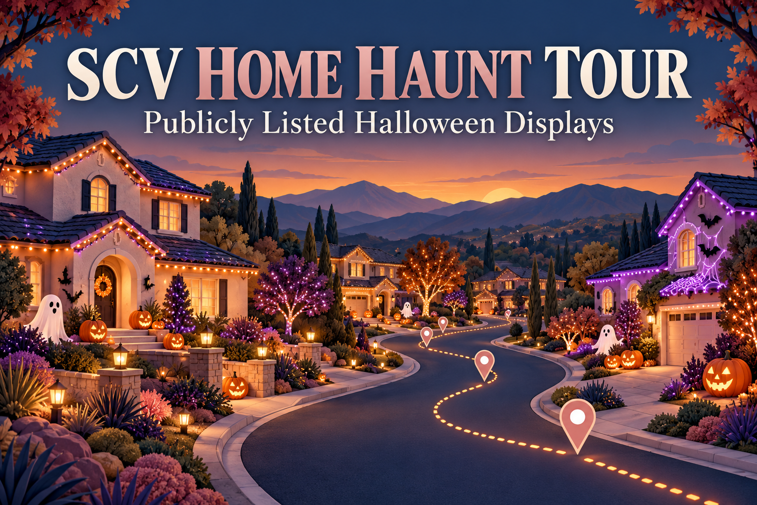 SCV Home Haunt Tour: publicly listed Halloween displays